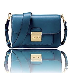 MICHAEL KORS Sloan Editor Leather Shoulder…